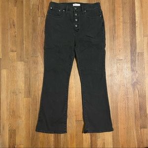 Women’s Madewell Black Cali Demi-Boot Jeans